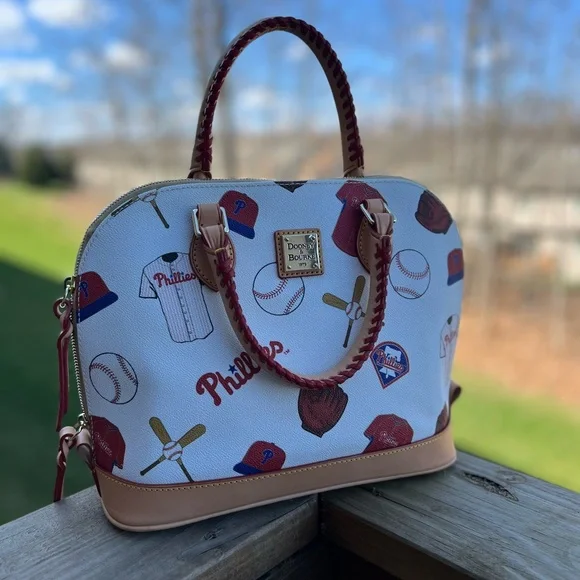 Dooney Bourke MLB Phillies Zip Zip Satchel